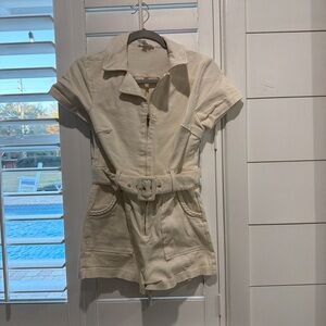 Stylish Cream Women's Romper